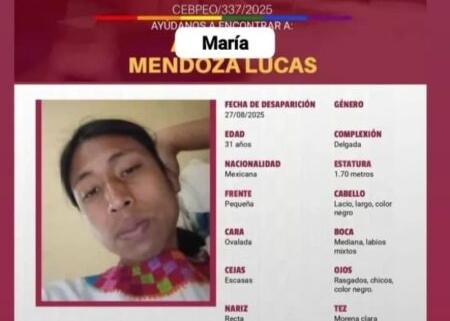 Organizaciones y colectivos en Oaxaca urgen la localización de la defensora María Mendoza Lucas Organizaciones y colectivos en Oaxaca urgen la localización de la defensora María Mendoza Lucas