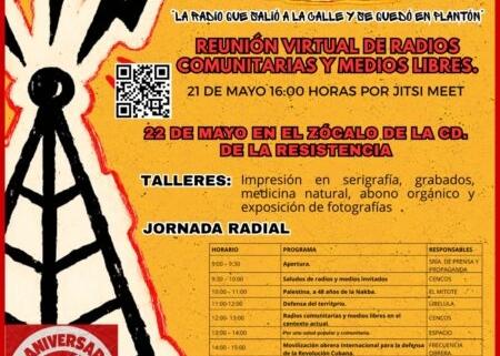 Radio Plantón celebra 21 años al aire con jornada radial en el Zócalo de Oaxaca